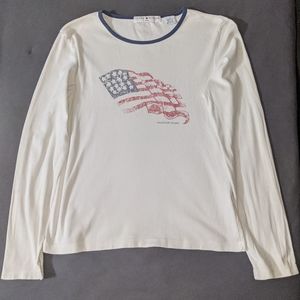 Vintage Tommy Hilfiger Women's shirt long sleeve